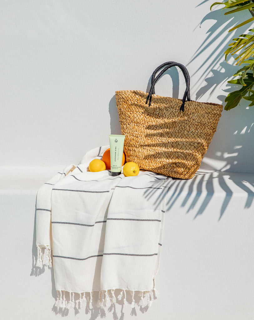 Woven Beach Tote, Beach Tote - B&B Swim Australia